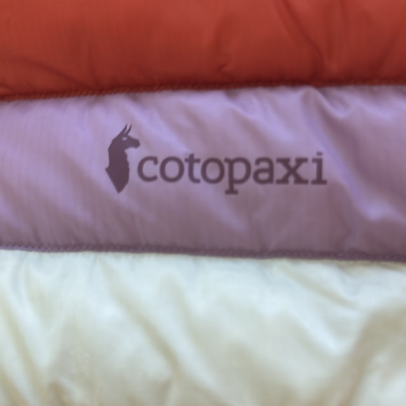 Cotopaxi Womens Fuego Down Jacket - Cayenne Stripes Sz XS - Picture 7 of 10